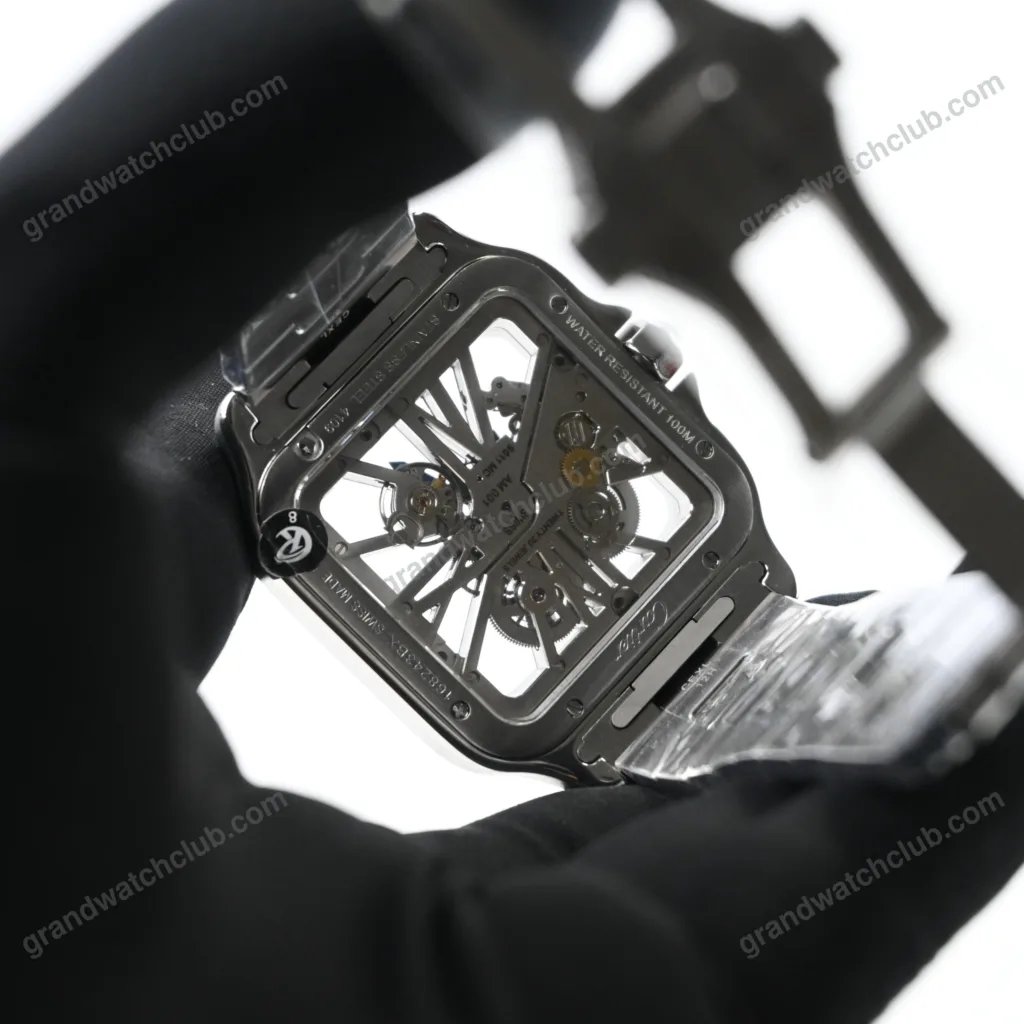 Super Clone Cartier Santos Large Skeleton WHSA0015 39mm – Swiss SuperClone