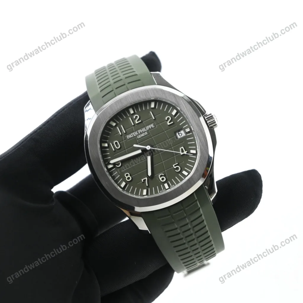 Super Clone Patek Philippe Aquanaut 42mm Rubber Strap Steel – Swiss SuperClone 5168G