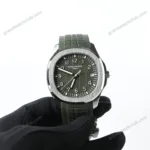 Super Clone Patek Philippe Aquanaut 42mm Rubber Strap Steel – Swiss SuperClone 5168G