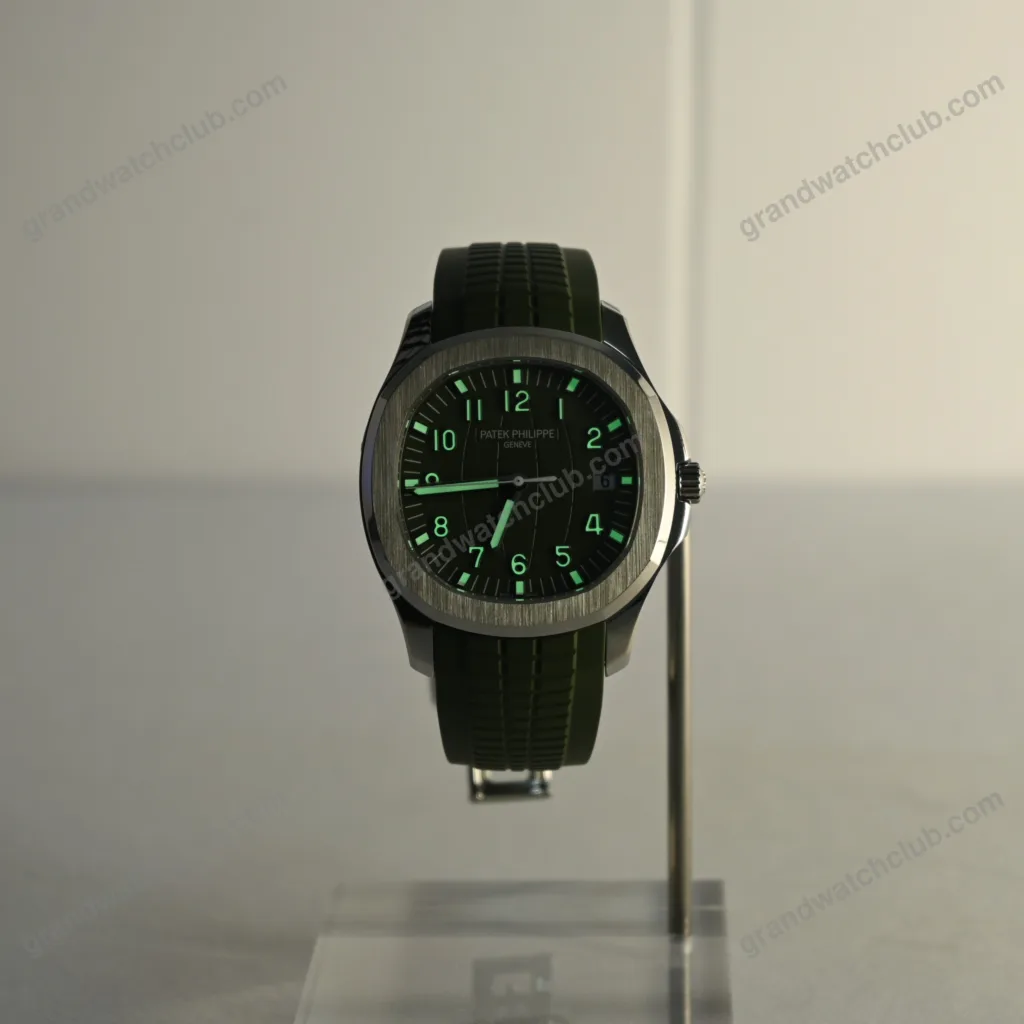 Super Clone Patek Philippe Aquanaut 42mm Rubber Strap Steel – Swiss SuperClone 5168G