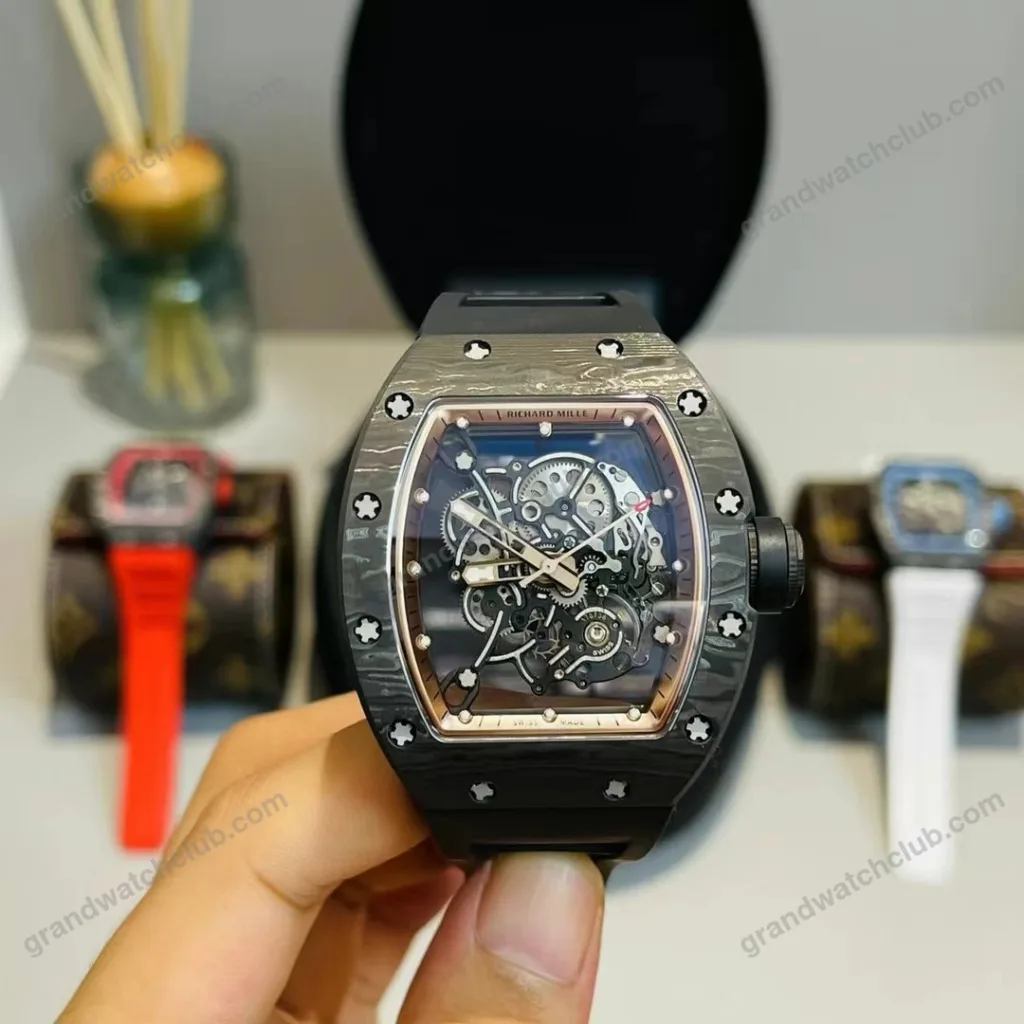 Super Clone Richard Mille RM 55 Richard Mille Asia Manual Winding Bubba Watson 42MM