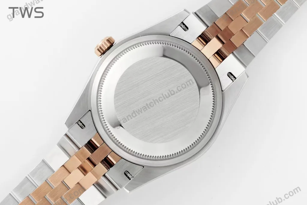 Super Clone Rolex Datejust Slate Diamond Dial 126281RBR-0011 36 mm — movement / caseback view
