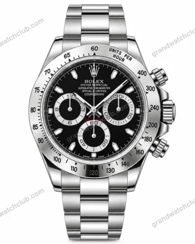 Super Clone Rolex Daytona Black Dial 116520 – Swiss SuperClone