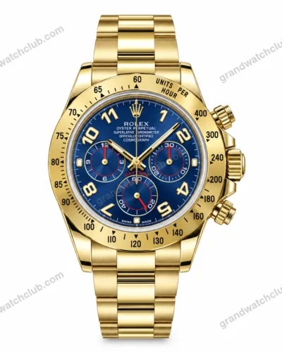 Super Clone Rolex Daytona Blue Dial 116528 – Swiss SuperClone