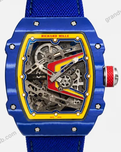 Super Clone Richard Mille RM 67-02 Richard Mille Italy White Carbon TPT Italy – Swiss SuperClone