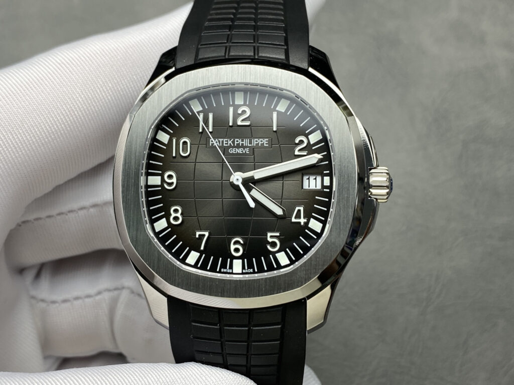 Super Clone Patek Philippe Aquanaut 40mm Rubber Strap Steel 5167A - view 9