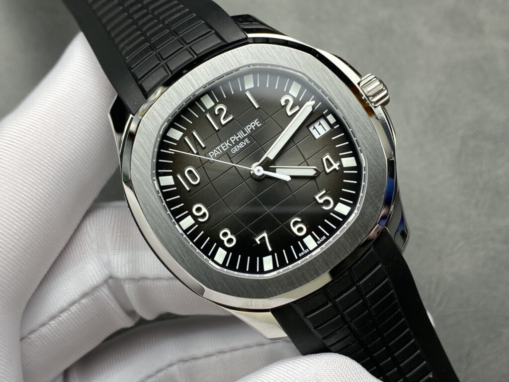 Super Clone Patek Philippe Aquanaut 40mm Rubber Strap Steel 5167A - view 8