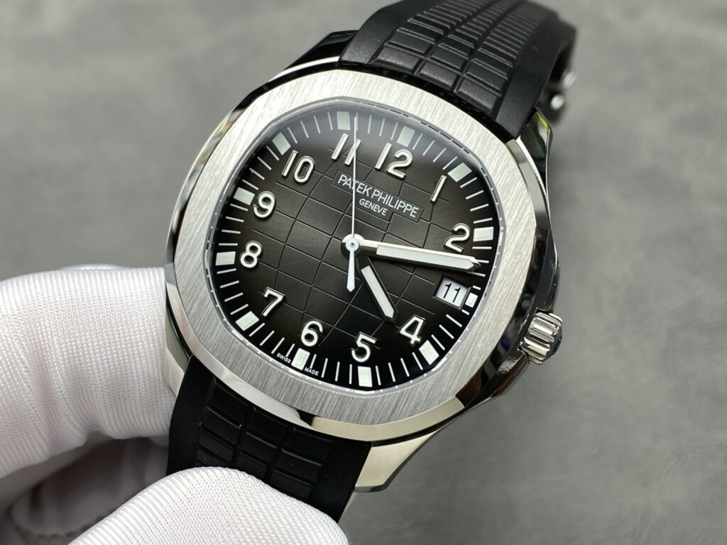 Super Clone Patek Philippe Aquanaut 40mm Rubber Strap Steel 5167A - view 7