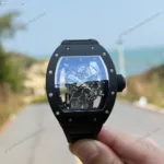Super Clone Richard Mille RM 55 Richard Mille Manual Winding Bubba Watson 42mm Black