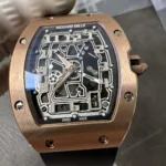 Super Clone Richard Mille Rose Gold Dial Rose Gold