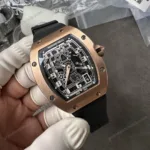 Super Clone Richard Mille Rose Gold Dial Rose Gold