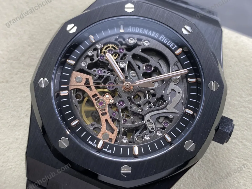 Super Clone Audemars Piguet Royal Oak 15407CE.OO 41mm Skeleton Dial Ceramic V3 Base – Swiss SuperClone