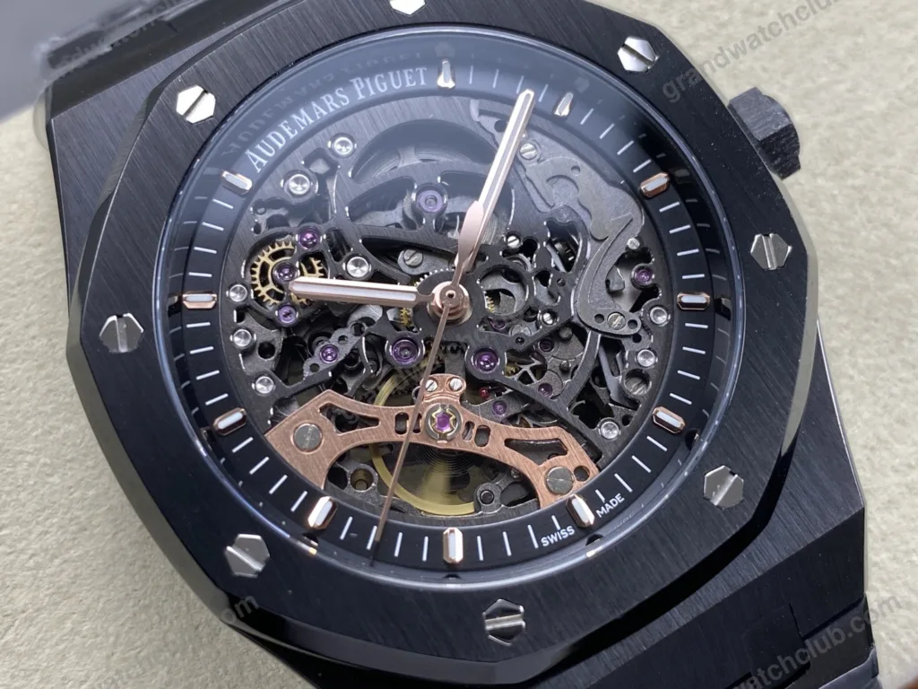 Super Clone Audemars Piguet Royal Oak 15407CE.OO 41mm Skeleton Dial Ceramic V3 Base – Swiss SuperClone