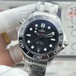 Super Clone Omega Seamaster Diver 300M Co‑Axial Master Chronometer 210.30.42.20.01.001 42mm Black Dial – Swiss SuperClone