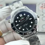 Super Clone Omega Seamaster Diver 300M Co‑Axial Master Chronometer 210.30.42.20.01.001 42mm Black Dial – Swiss SuperClone
