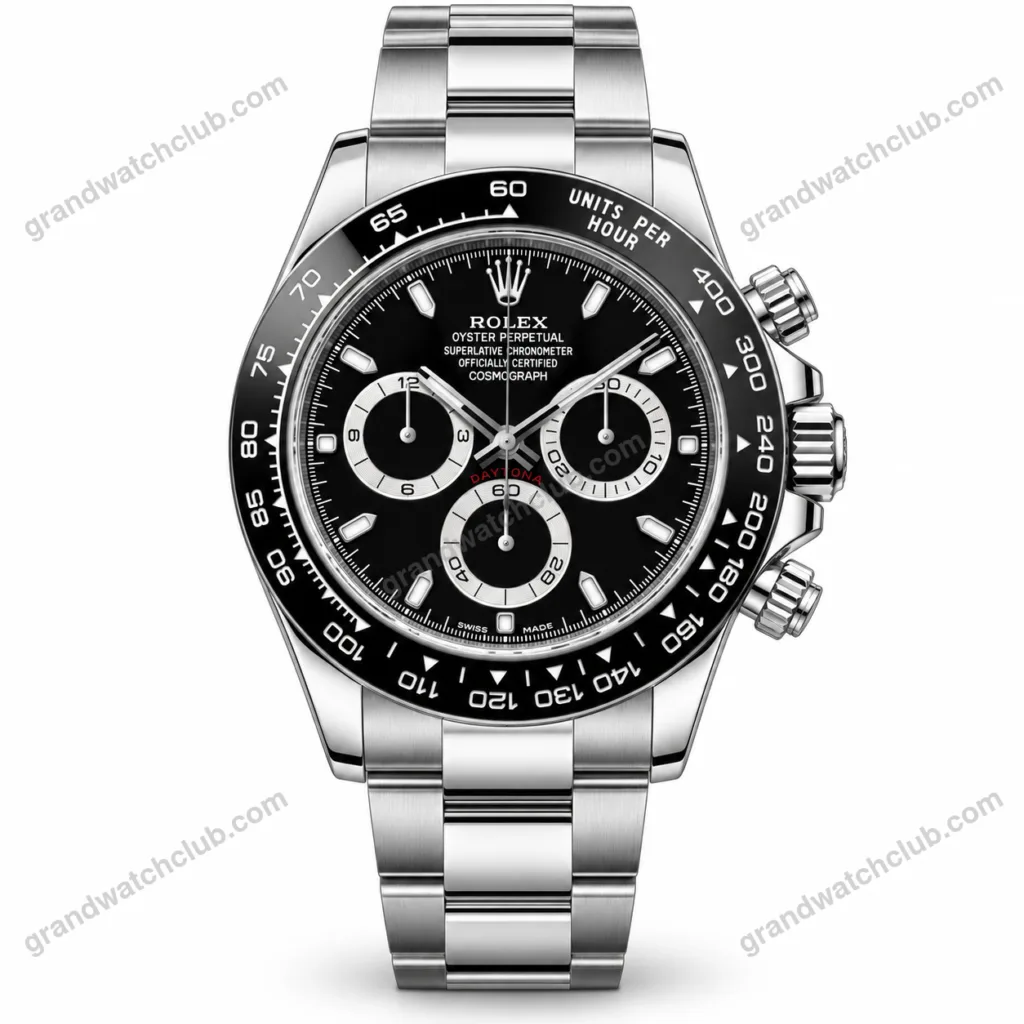 Super Clone Rolex Daytona “Reverse Panda” Black Dial 116500LN – Swiss SuperClone