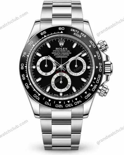 Super Clone Rolex Daytona “Reverse Panda” Black Dial 116500LN – Swiss SuperClone