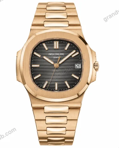 Super Clone Patek Philippe Nautilus 5711/1R-001 40mm Gray Dial Rose Gold V3 Update – Swiss SuperClone