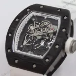 Super Clone Richard Mille RM 55 Richard Mille Black Bubba Watson 42mm Ceramic