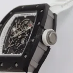 Super Clone Richard Mille RM 55 Richard Mille Black Bubba Watson 42mm Ceramic