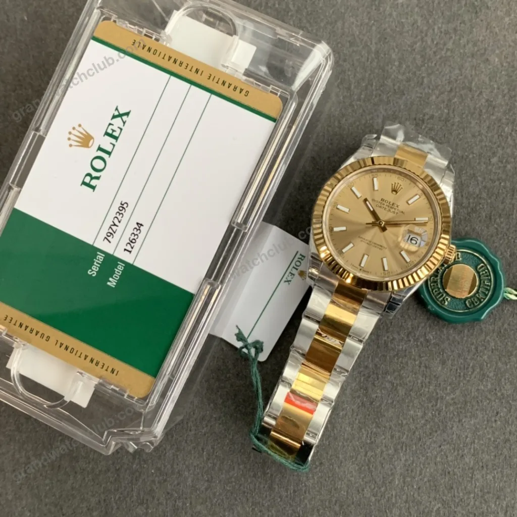 Super Clone Rolex Datejust Champagne Dial 126333-0009 41 mm – Swiss SuperClone