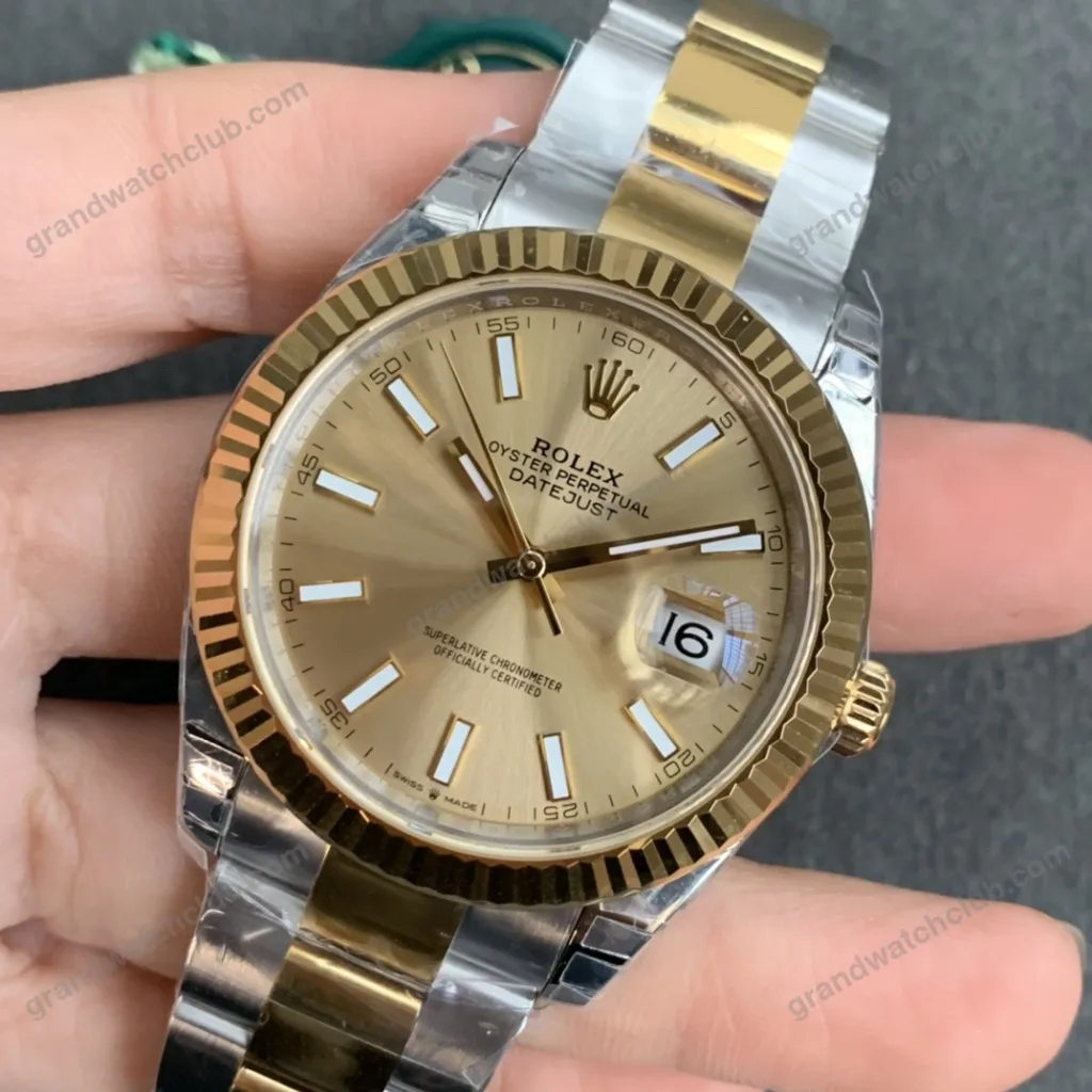 Super Clone Rolex Datejust Champagne Dial 126333-0009 41 mm – Swiss SuperClone