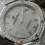 Super Clone Audemars Piguet Royal Oak 15400ST 41mm Full Moissanite Hongkong – Customize Diamod – Swiss SuperClone