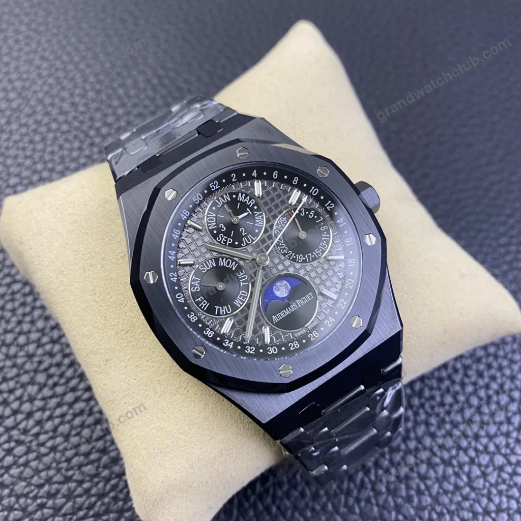 Super Clone Audemars Piguet Royal Oak Perpetual Calendar 26579CE.OO.1225CE.01 Black Ceramic 41mm – Swiss SuperClone