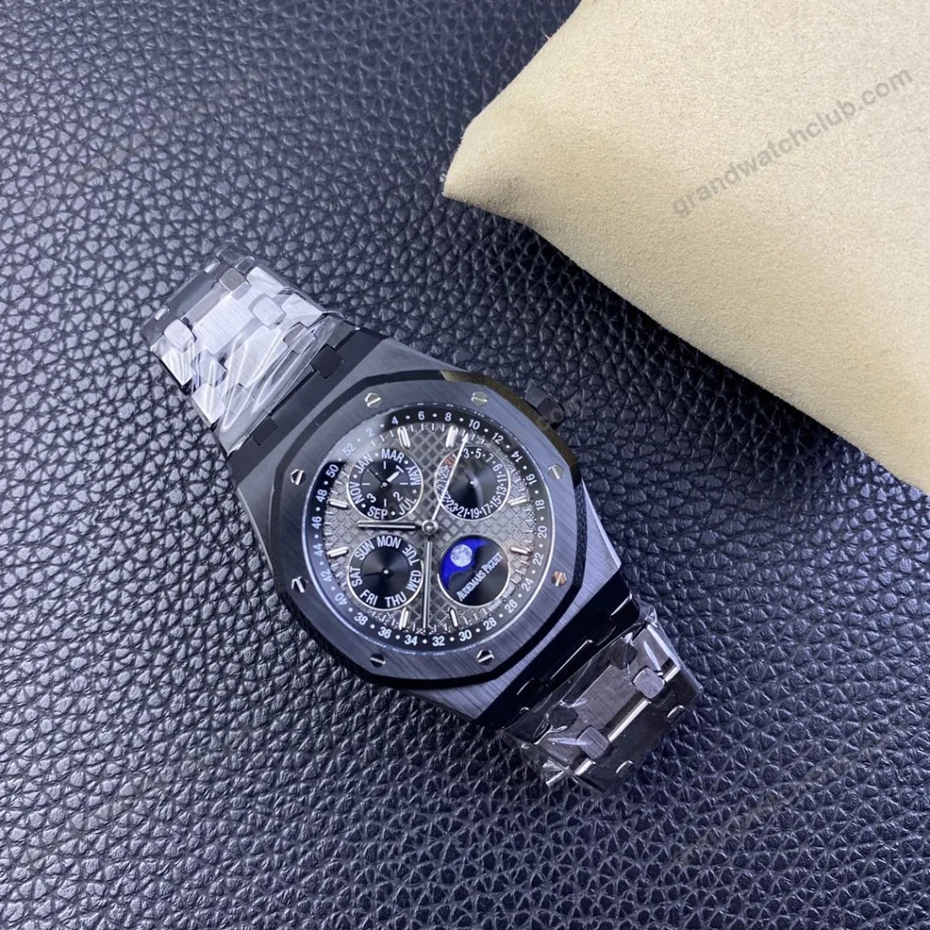 Super Clone Audemars Piguet Royal Oak Perpetual Calendar 26579CE.OO.1225CE.01 Black Ceramic 41mm – Swiss SuperClone
