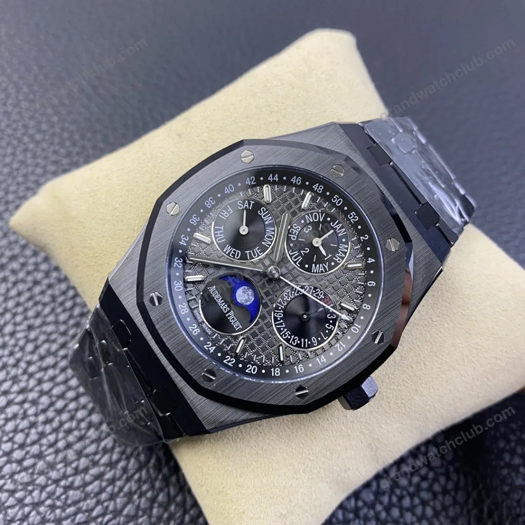Super Clone Audemars Piguet Royal Oak Perpetual Calendar 26579CE.OO.1225CE.01 Black Ceramic 41mm – Swiss SuperClone
