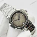 Super Clone Patek Philippe Nautilus 7118/1A-011 35.2mm Gray Dial Steel – Swiss SuperClone