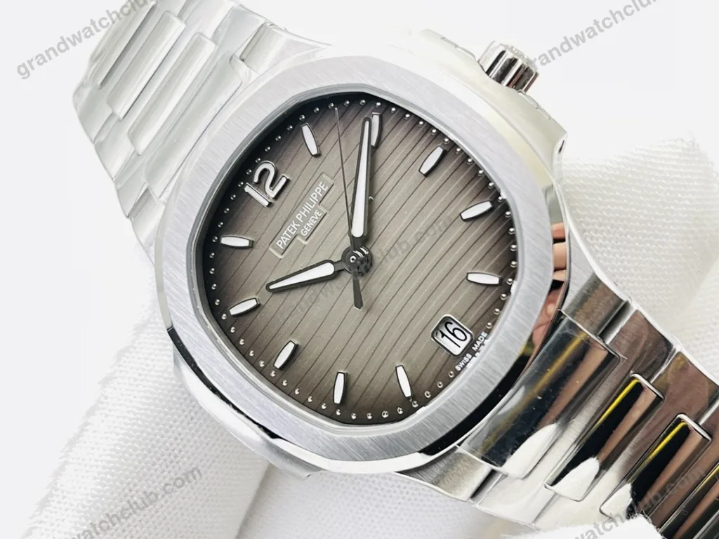 Super Clone Patek Philippe Nautilus 7118/1A-011 35.2mm Gray Dial Steel – Swiss SuperClone