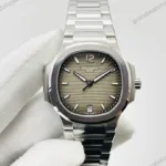 Super Clone Patek Philippe Nautilus 7118/1A-011 35.2mm Gray Dial Steel – Swiss SuperClone