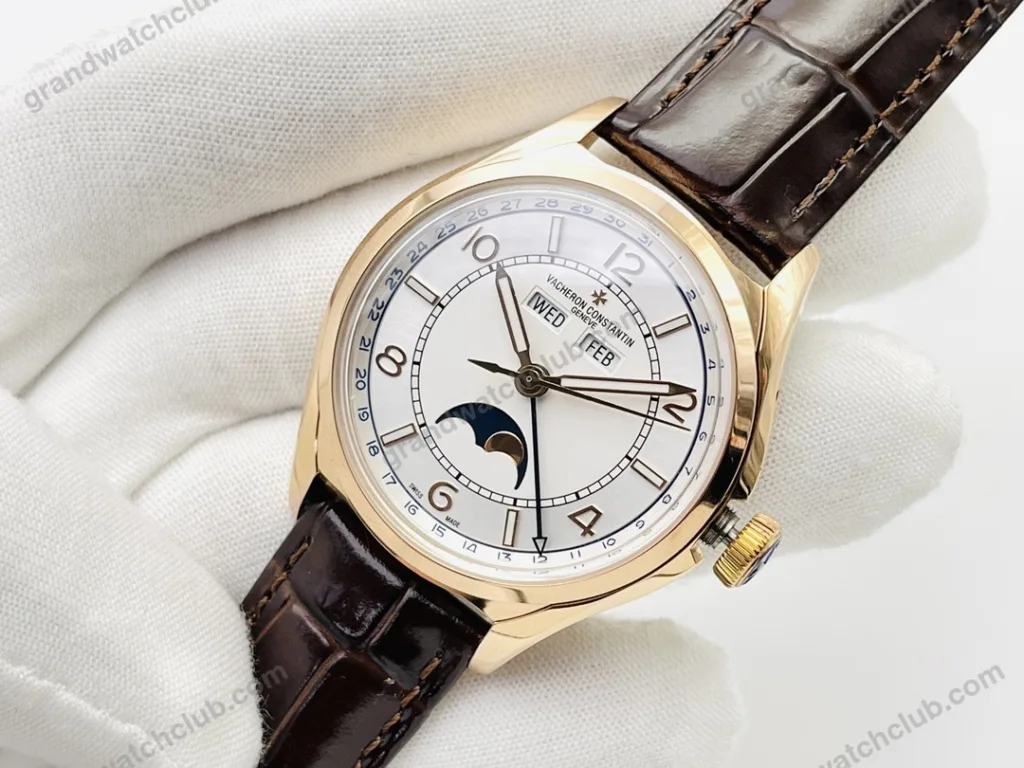 Super Clone Vacheron Constantin FiftySix Complete Calendar 4000E/000R-B438 40mm Rose Gold