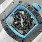 Super Clone Richard Mille RM 55 Richard Mille Asia Manual Winding Bubba Watson Carbon