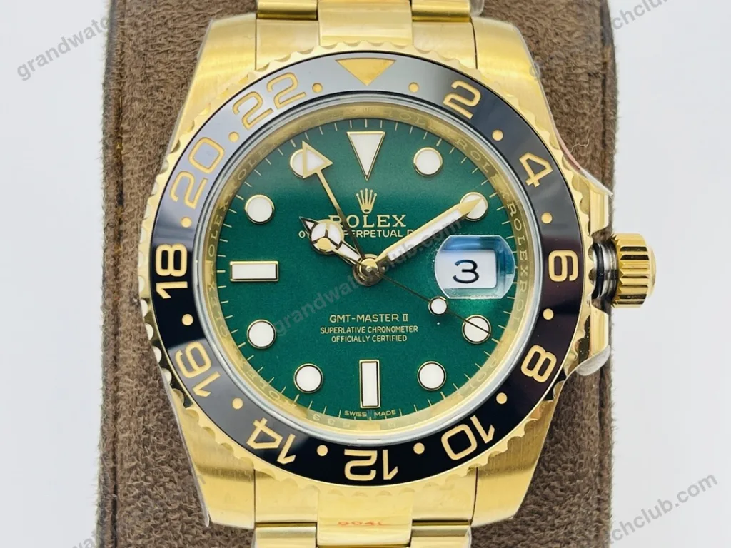 Super Clone Rolex GMT-Master II Green Dial 116718LN – Swiss SuperClone