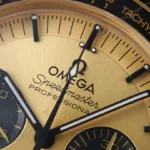 Super Clone Omega Speedmaster Moonwatch Professional 310.63.42.50.01.001 42mm Yellow Gold – Swiss SuperClone