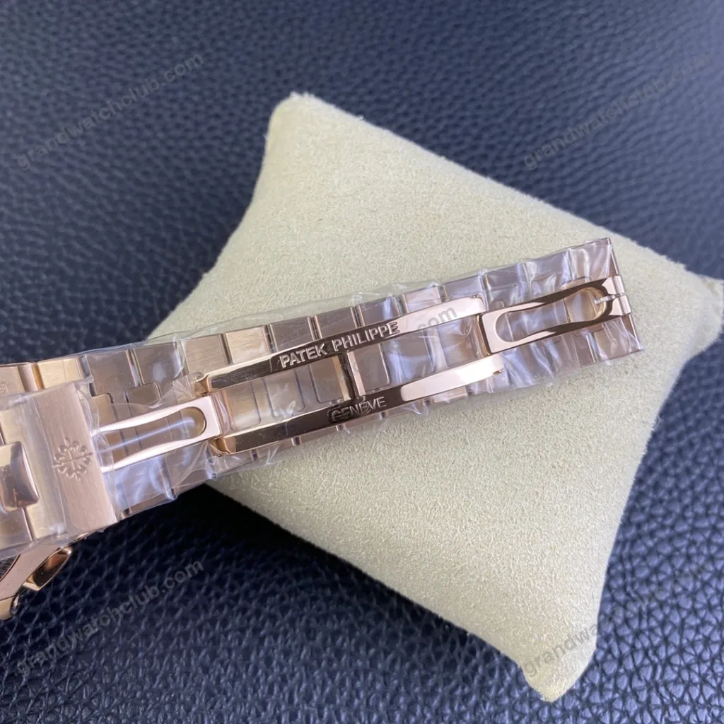 Super Clone Patek Philippe Nautilus Chronograph 5980/1R-001 40mm Black-Gray Dial Rose Gold – Swiss SuperClone