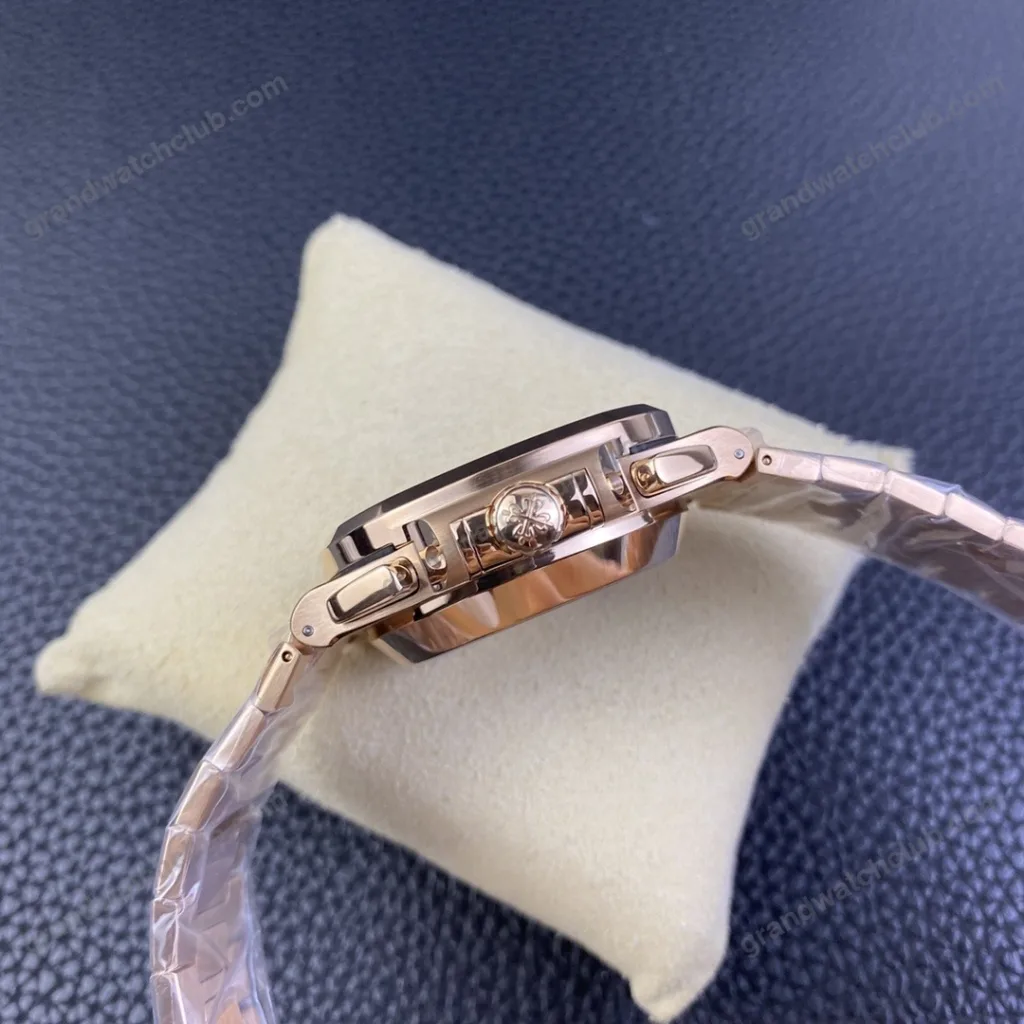 Super Clone Patek Philippe Nautilus Chronograph 5980/1R-001 40mm Black-Gray Dial Rose Gold – Swiss SuperClone