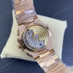 Super Clone Patek Philippe Nautilus Chronograph 5980/1R-001 40mm Black-Gray Dial Rose Gold – Swiss SuperClone
