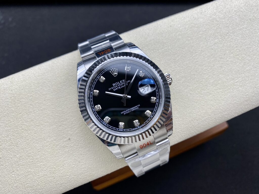 Super Clone Rolex Datejust Black Diamond Dial 126334-0011 41 mm – Swiss SuperClone