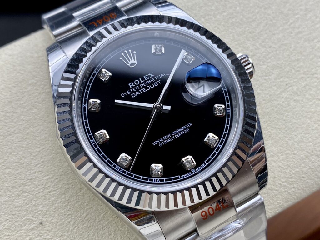 Super Clone Rolex Datejust Black Diamond Dial 126334-0011 41 mm – Swiss SuperClone