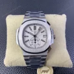 Super Clone Patek Philippe Nautilus Chronograph 5980/1A-019 40.5mm White Dial – Swiss SuperClone