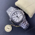 Super Clone Patek Philippe Nautilus Chronograph 5980/1A-019 40.5mm White Dial – Swiss SuperClone