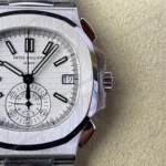 Super Clone Patek Philippe Nautilus Chronograph 5980/1A-019 40.5mm White Dial – Swiss SuperClone