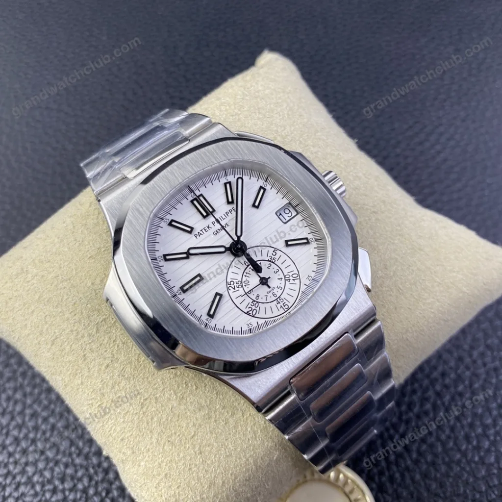 Super Clone Patek Philippe Nautilus Chronograph 5980/1A-019 40.5mm White Dial – Swiss SuperClone