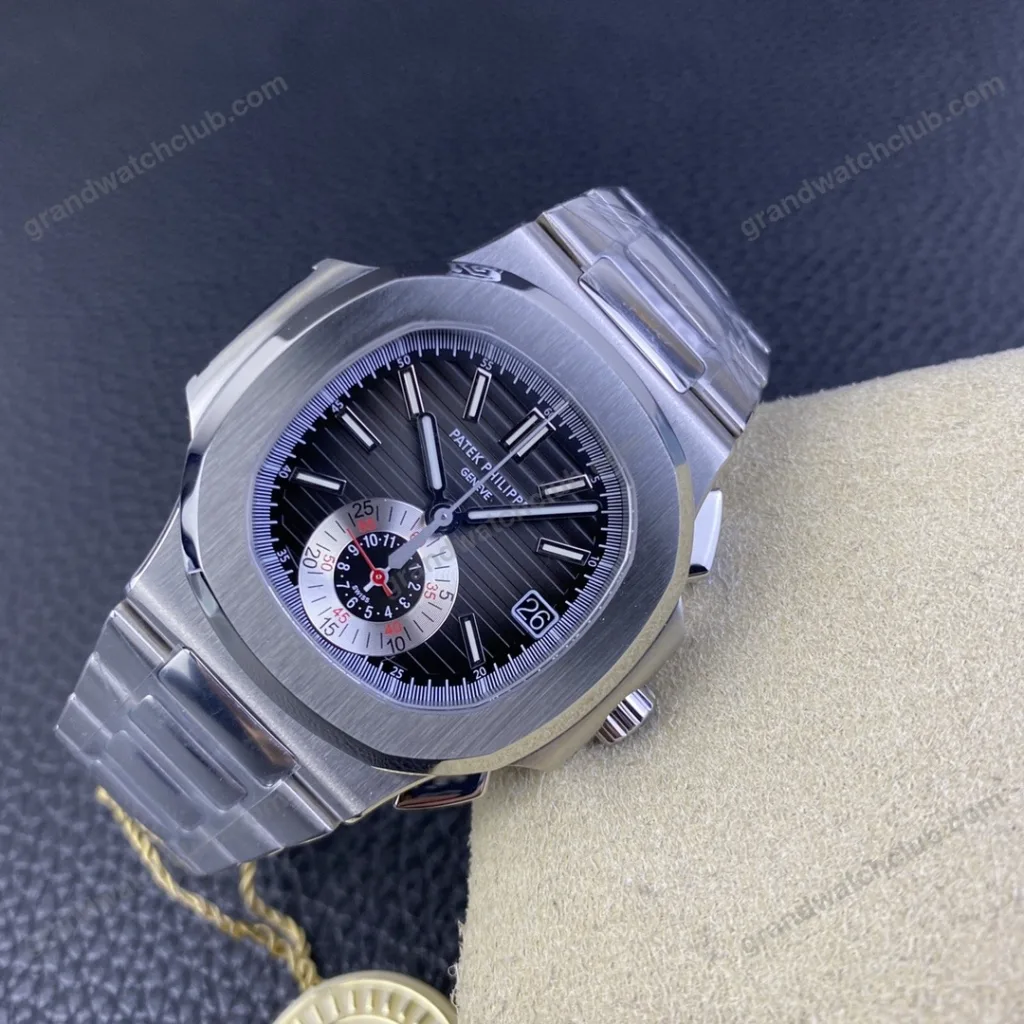 Super Clone Patek Philippe Nautilus Chronograph 5980/1A-014 40.5mm Black-Blue Dial – Swiss SuperClone