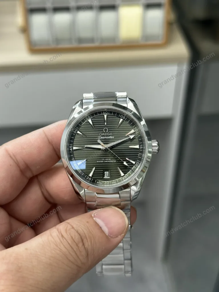 Super Clone Omega Seamaster Aqua Terra Co-Axial Master 220.10.41.21.10.001 41mm Green Dial – Swiss SuperClone