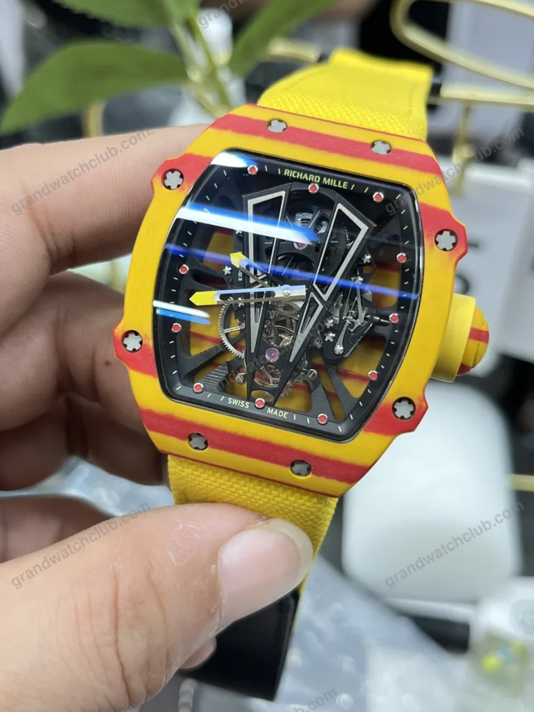 Super Clone Richard Mille RM 27-03 Richard Mille Rafael Nadal Shock Resistance 42mm Carbon – Swiss SuperClone
