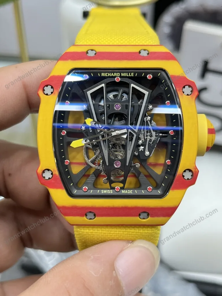 Super Clone Richard Mille RM 27-03 Richard Mille Rafael Nadal Shock Resistance 42mm Carbon – Swiss SuperClone